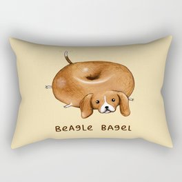 Beagle Bagel Rectangular Pillow