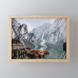 Parco Naturale di Fanes-Senes-Braies Framed Mini Art Print