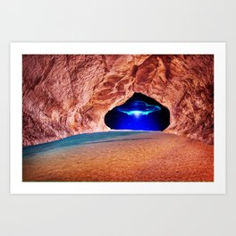 Out of space out of the cave Art Print