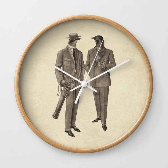 Birds of a Feather Wall Clock