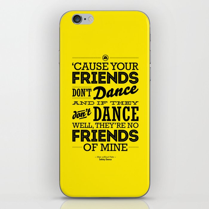 One Hit Wonder- Safety Dance in Yellow iPhone Skin