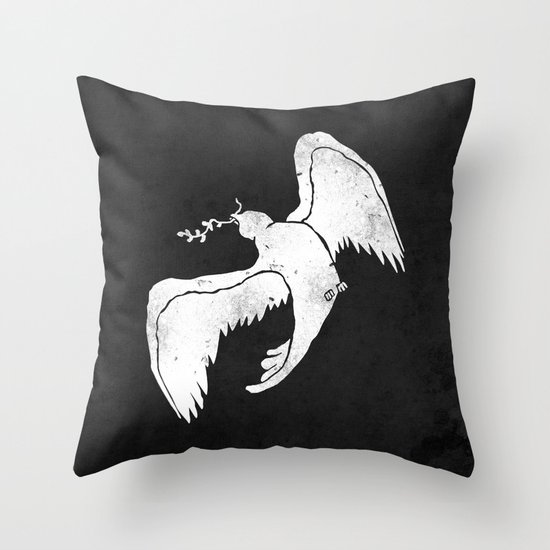 Dove Song Throw Pillow