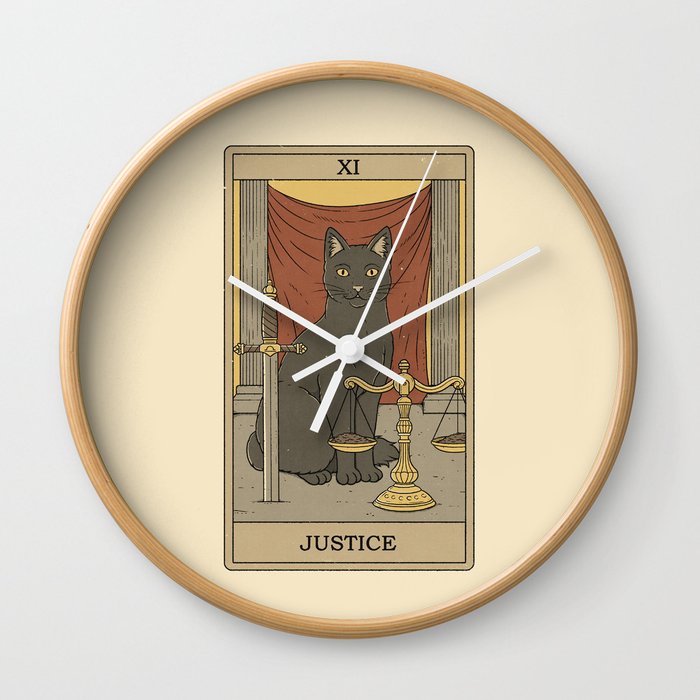 Justice Wall Clock