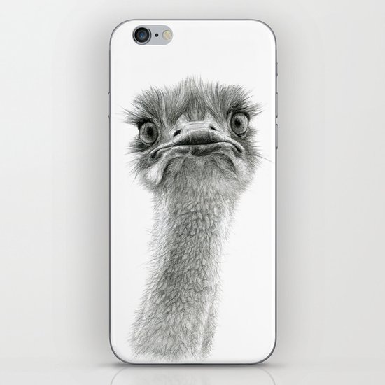 Cute Ostrich SK053 iPhone & iPod Skin