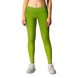Color gradient – green and yellow Leggings