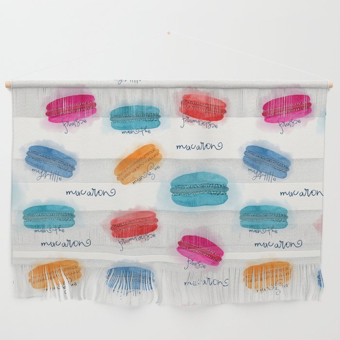 Bright Macaroons Wall Hanging