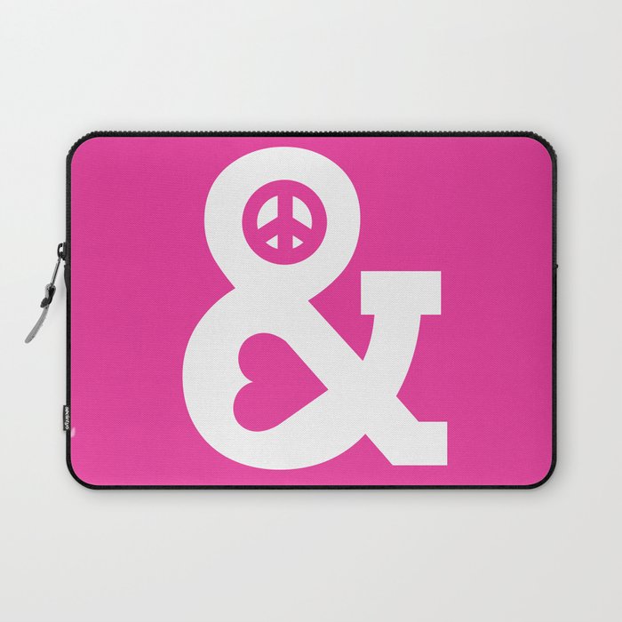Peace and Love (pink edition) Laptop Sleeve