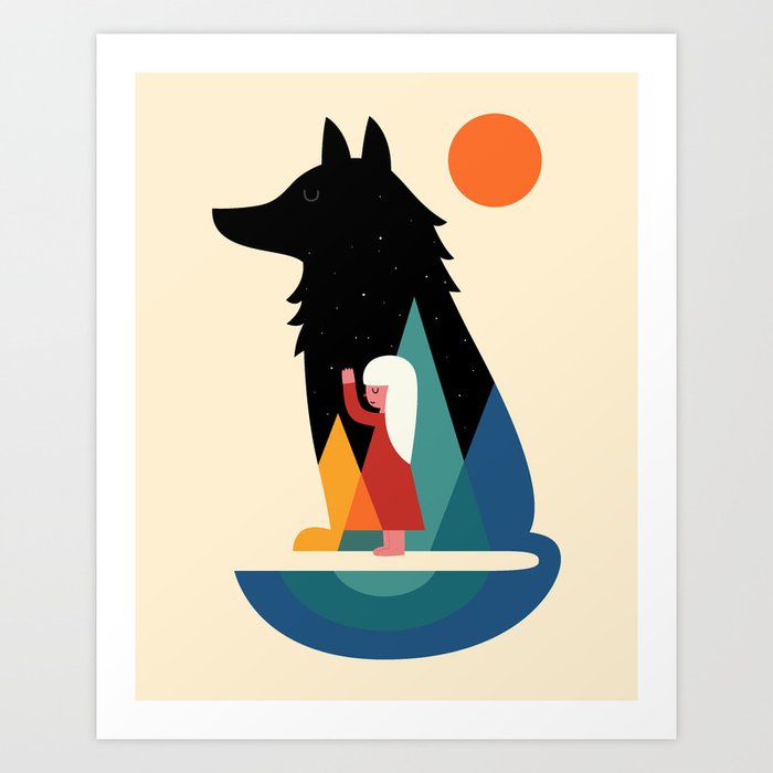 Discover the motif BEST FRIEND by Andy Westface  as a print at TOPPOSTER