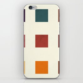 Re-make of Plate III (Hue, Value, Chroma) from The Color of Life by Arthur G. Abbott, 1947 (interpretation, no text) iPhone Skin