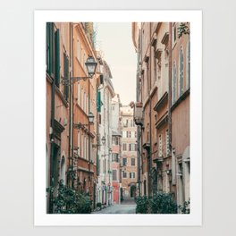 Roman Street - Rome Italy Travel Photography Art Print