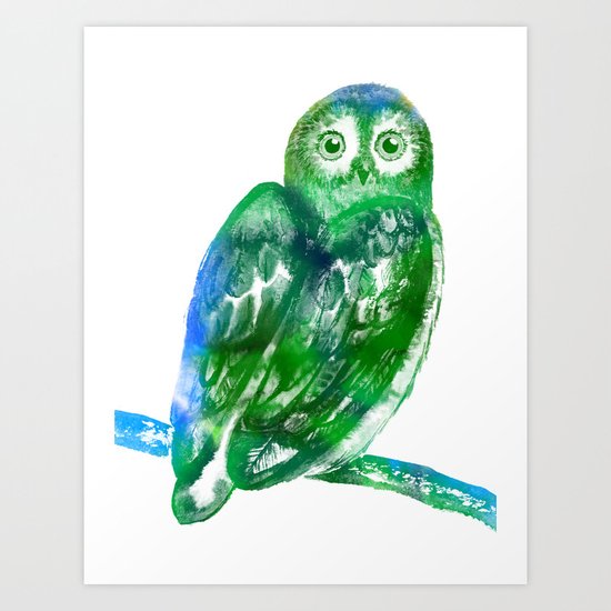 Eule | Owl Art Print
