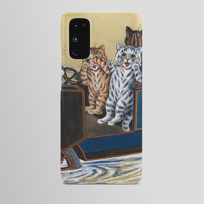 In Deep Water by Louis Wain Android Case