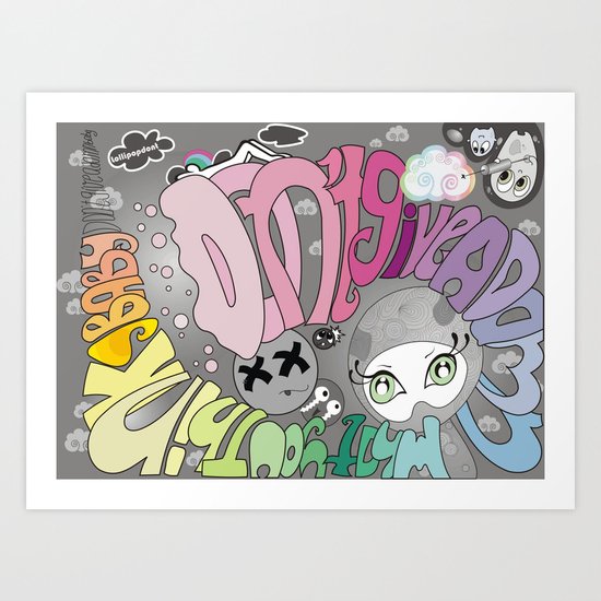 Don't Art Print
