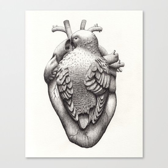 You Make my Heart Flutter Canvas Print