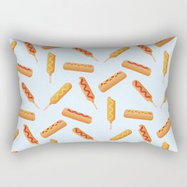 Who Doesn't Love Corn Dogs? Rectangular Pillow