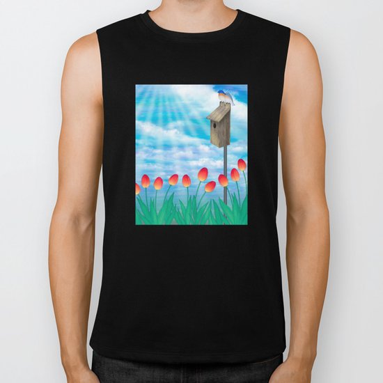 happy together Biker Tank
