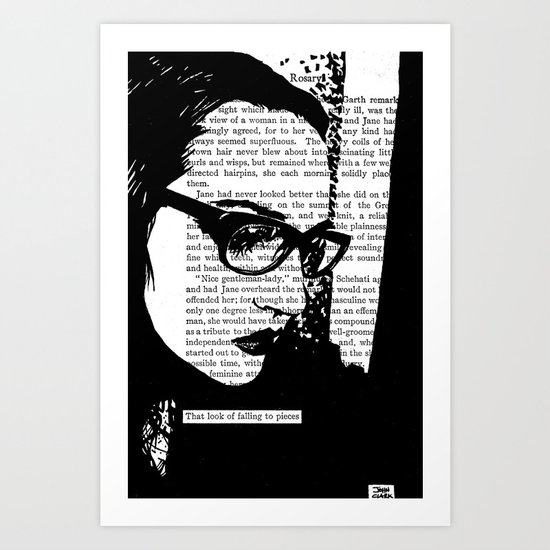 That Look of Falling to Pieces Art Print