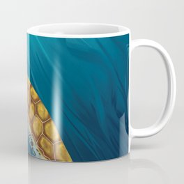 Sea turtle swimming in the ocean Coffee Mug
