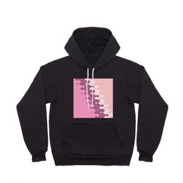 Shades of pink curves Hoody