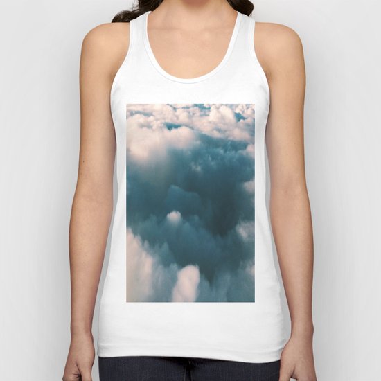 Blue Clouds Unisex Tank Top