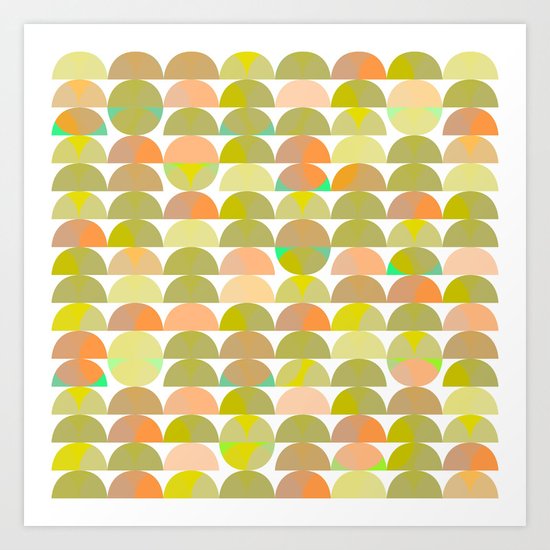 Geometric Juice Art Print