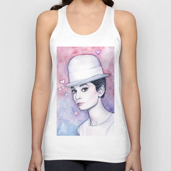 Audrey Hepburn Unisex Tank Top