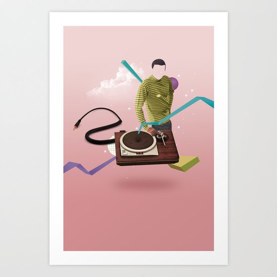 ILOVEMUSIC #4 Art Print