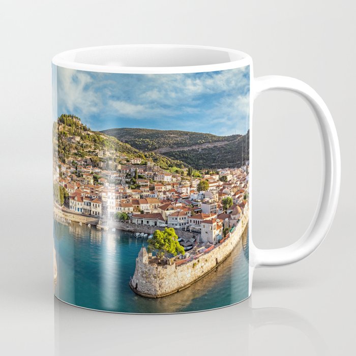 The historic port of Nafpaktos, Greece Coffee Mug