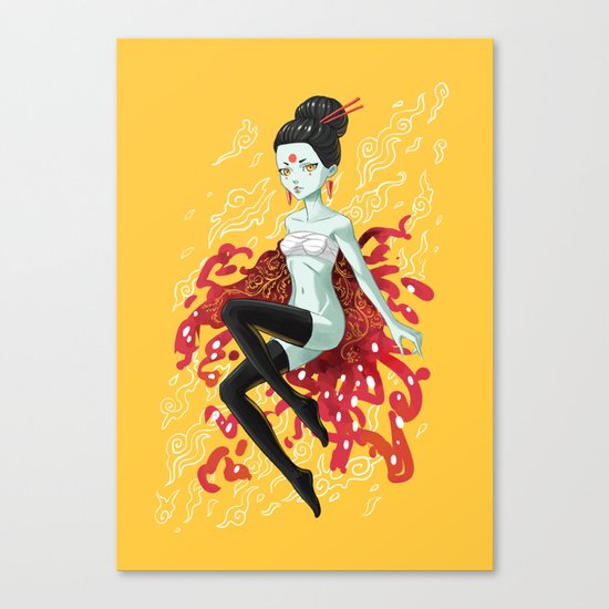 Fire Fairy Canvas Print