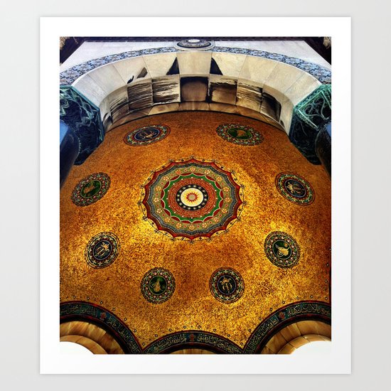 Gold Dome Art Print