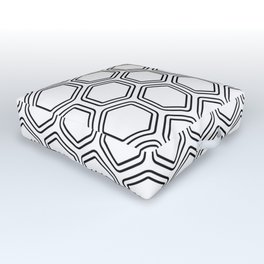 Hexagon Pattern Outdoor Floor Cushion