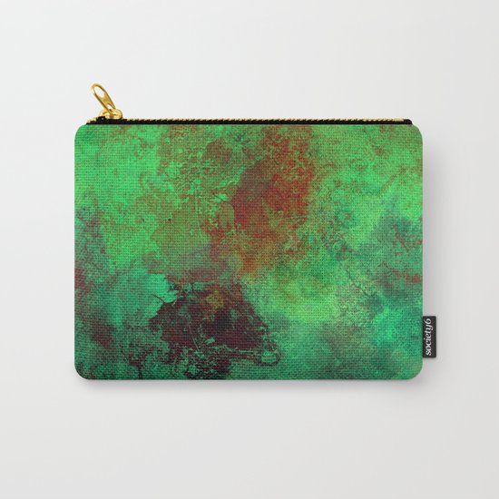 Isolation - Abstract, textured painting Carry-All Pouch