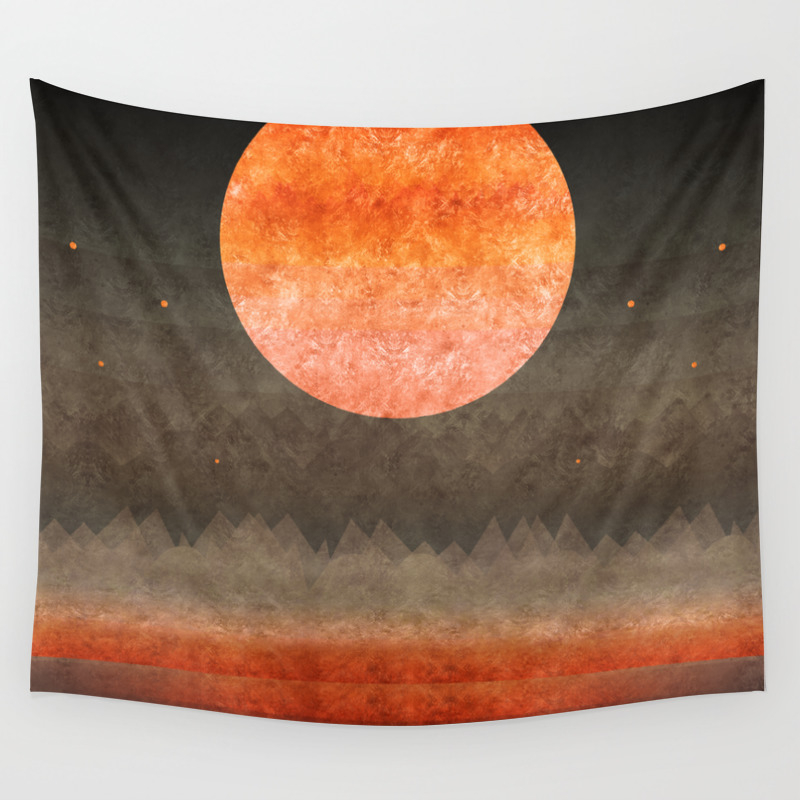 moon and stars tapestry