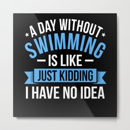 Funny Swimmer meme for Lap Swim Day Lover Metal Print | Lane Swimming, Swim A Lap, Laps Swimming Pool, Swimmer Quote, Swimming Toddlers, Swim Lap Counter, Adult Swim Classes, Swimmer Meme, Learning To Swim, Graphicdesign 