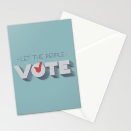 Let the People Vote Stationery Card