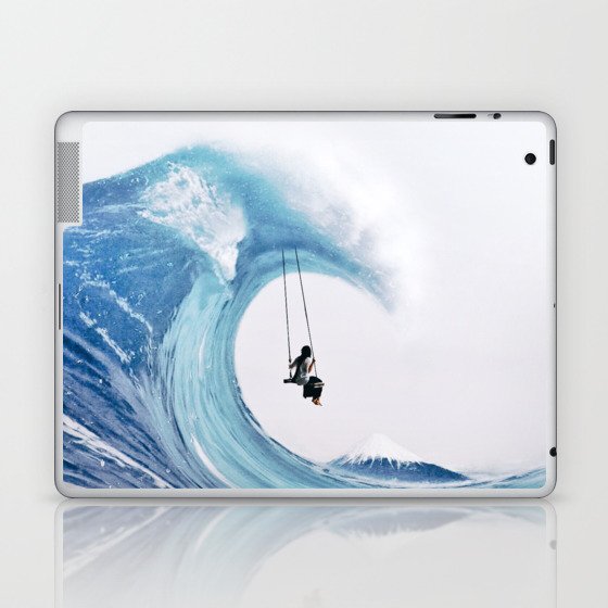 The Great Wave Laptop & iPad Skin