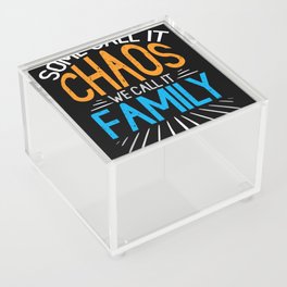 Family Dad Mom Brother Funny Sister Values Acrylic Box