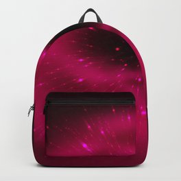 Abstract pink fractal composition. Magic explosion star with particles. motion illustration. Backpack