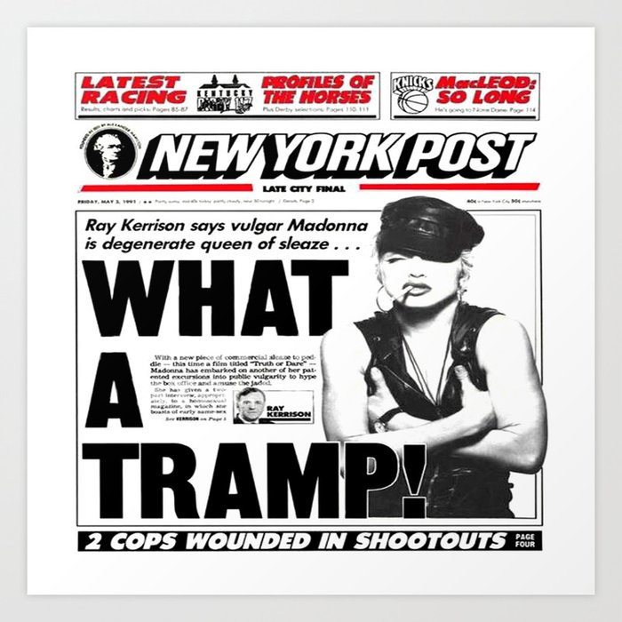 What A Tramp Art Print By Wankerandwanker Society6