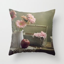 In the spring mood Throw Pillow