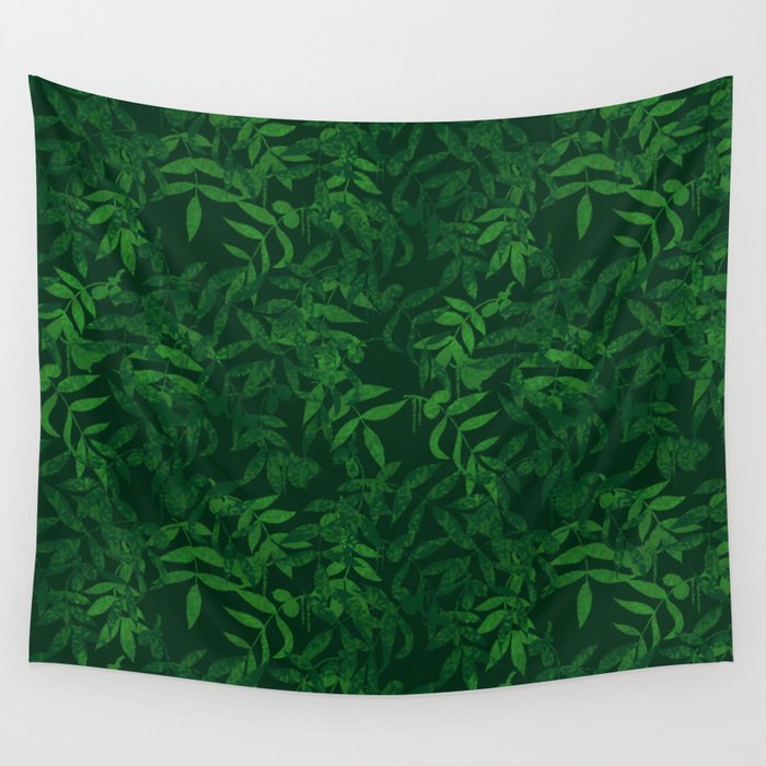 Hickory Haven - Green Wall Tapestry