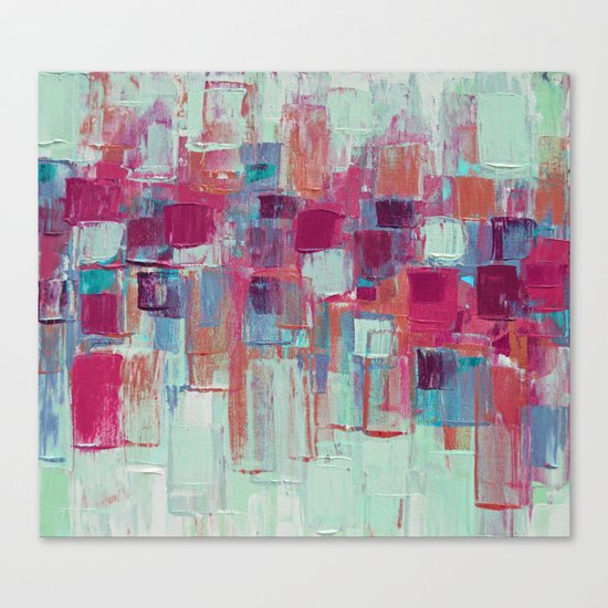 Rose Gold Organic Party No. 1 Canvas Print