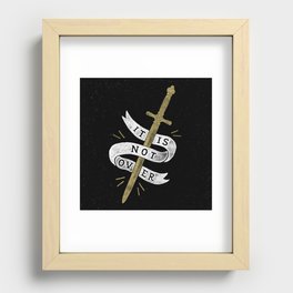 It Is Not Over Recessed Framed Print
