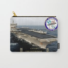 CVN65 USS Enterprise Carry-All Pouch | Veteran, Desertstorm, Graphicdesign, Aircraftcarrier, Ussenterprise, Gulfwar, Digital, Usnavy, Cvn65, Vietnam 
