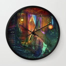 Gypsy Firefly Wall Clock
