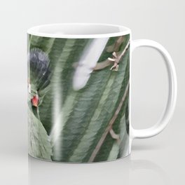 Funky Green Bird In Slumber Mug