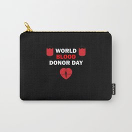 Blood Donor Gifts World Blood Donor Day  Carry-All Pouch
