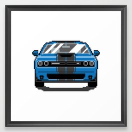 Challenger SRT 392 (blue) Framed Art Print