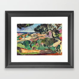 Henri matisse Landscape of Collioure Framed Art Print