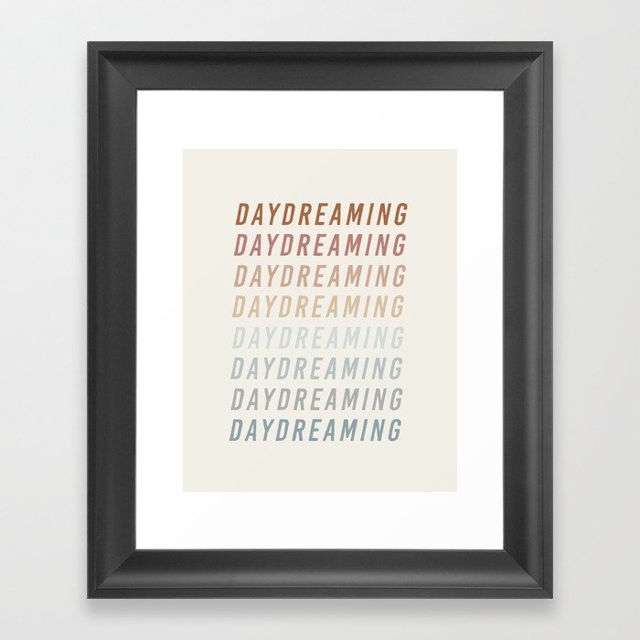 Daydreaming Framed Art Print